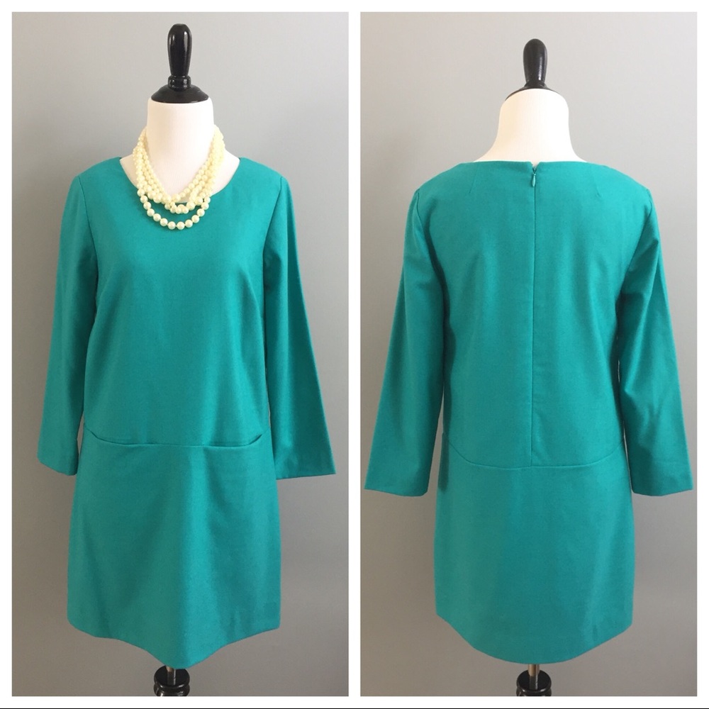 J. Crew Factory draped shift dress
